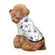thumbnail image 5 of Fotbe Purple Chicory Sudadera con Estampado para Perros Pequeños – Suéter con Capucha para Mascotas, Tela Suave de Forro Polar con Bolsillo-Large, 5 of 7