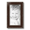 thumbnail image 2 of ArtToFrames 6" x 11" Classic Burgundy Picture Frame, 6x11 inch Brown Wood Poster Frame (WOM-4927), 2 of 8
