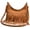 Brown, variant on Fashion Fringe Hobo Bag for Women Hippie Western Purse Vegan Suede Crossbody Bags Tassel Shoulder Purses