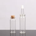 thumbnail image 4 of Small Bottles with Cork Stoppers Tiny Vials Small Clear Glass Jars Lids Storage Container for Art Crafts Projects, 4 of 14