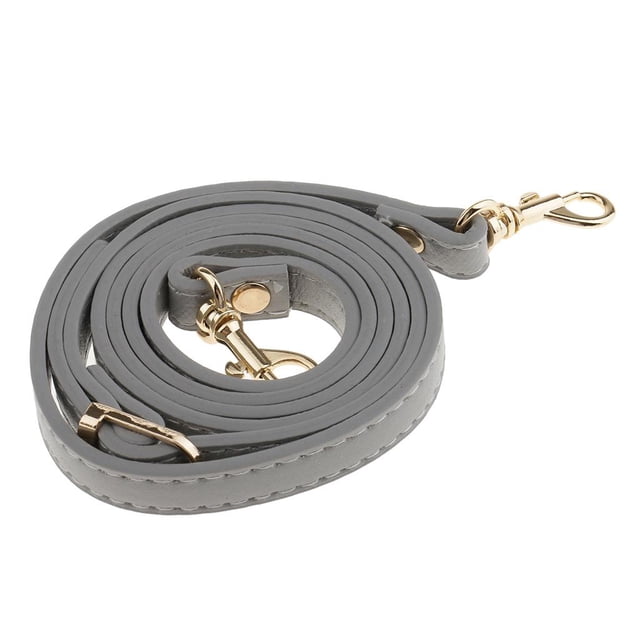 Correa de bolso Macarena Cuero Sintético Gris 120cm