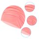 thumbnail image 3 of Gorros de natación plisados ​​para SPA adultos mujeres hombres pelo largo sombrero de piscina de verano talla grande FLhrweasw Nuevo, 3 of 7