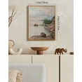 thumbnail image 4 of Drsoum Vintage Coastal Wall Art 11x14in Natural Framed Classic Retro Seaside Landscape Prints Rustic Farmhouse Decorations for Living Room Bedroom, 4 of 6