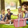 thumbnail image 6 of Neoyler Large Capacity Picnic Basket for Outdoor Trips Foldable Storage Carrier Versatile Handbasket for Garden Vegetables and Tableware Convenient Handle Design, 6 of 6
