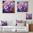 thumbnail image 4 of Designart "Pink Blue Hydrangea Blooming Euphony" Floral Floater Framed Canvas Print, 4 of 7