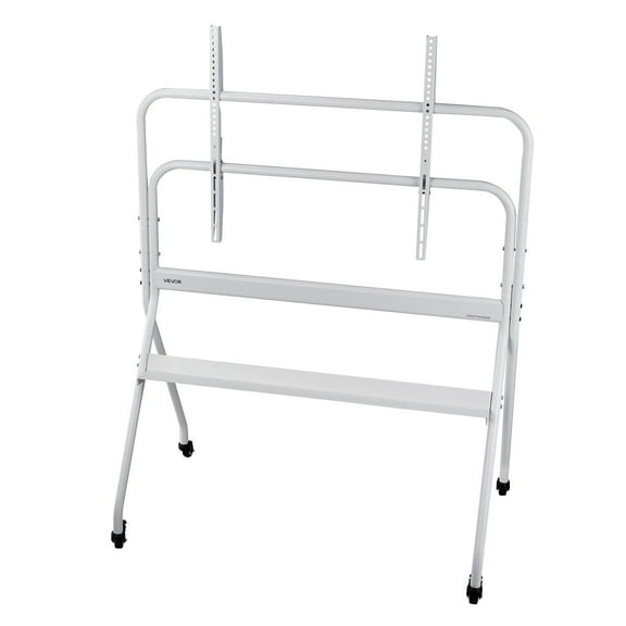 Portable TV Stand with Wheels, Adjustable Rolling Cart Fits 35-100 Inch Flat/Curved Screens, 198 lbs Capacity, VESA 800x600mm