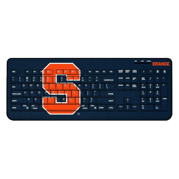 Syracuse Orange Solid Design Wireless Keyboard