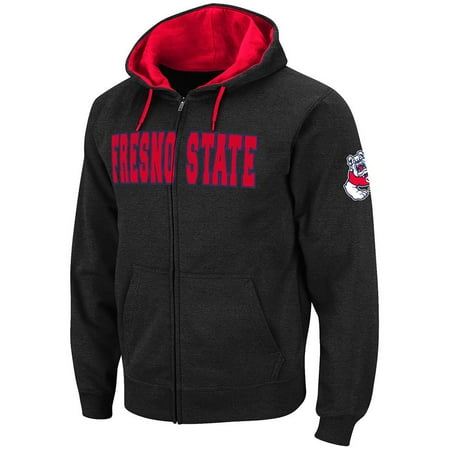 - Mens Fresno State Bulldogs Full Zip Hoodie - 2XL