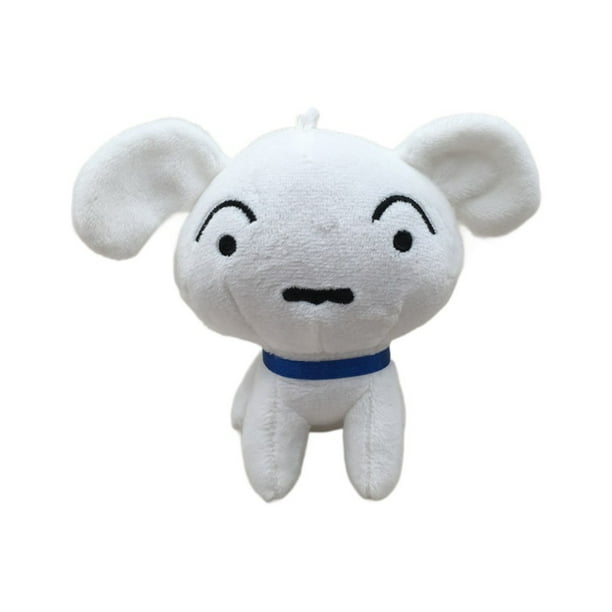 Lápices de colores ShinChans de peluche para perros blancos, 20 cm