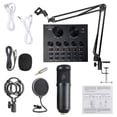 thumbnail image 1 of Mistaha Live Sound Card Microphone Set Voice Changer Multifunctional USB Audio Interface Intelligent Volume Mic, 1 of 8