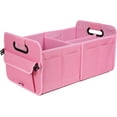 thumbnail image 1 of Hello Kitty Pink Car Trunk Organizer - Collapsible Suv Storage For Women With Adjustable Straps, 1 of 1
