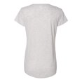 thumbnail image 3 of Ladies' Slinky-Jersey V-Neck T-Shirt - OATMEAL HEATHER - XL, 3 of 5