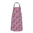 thumbnail image 2 of Lsque Strawberries Waterproof Apron Chef Aprons for Men Heavy Duty Chemical Work Apron Extra Long Grilling Aprons with Adjustable Bib Apron, 2 of 9