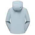 thumbnail image 5 of Rain Jacket with Hood Men's Water_proof Raincoats Lightweight Breathable Rain Gear Packable Workwear Big and Tall Work Outdoor Outerwear (Light Blue,S), 5 of 5