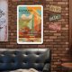 thumbnail image 3 of Hojalata Rectangular Wdftyju 20*30cm Plano Serie Caligrafía Y Pintura Los Ángeles California, 3 of 9
