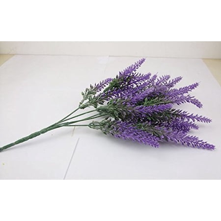 Download Mr.Garden Artificial Flower Purple Lavender, Fake Flower 8 ...