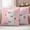 Pink, variant on Halloween Outdoor Waterproof Pillow Covers, Cartoon Cute Ghost Fall Pumpkins Decorative Square Throw Pillowcase Sofa Cushion Sham for Patio/Couch/Chair, 16"x16" 2 Pack