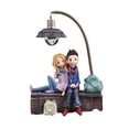 thumbnail image 2 of UPGRATOR Décoration Intérieure Maison Lampe Couple en Résine Multicolore Décoration de Fête de la Saint-Valentin 1Ensemble Rentrée Scolaire, 2 of 3