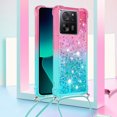 thumbnail image 2 of Funda para Xiaomi 13T/13T PRO 5G Brillantina Líquida Divertida Reluciente y con Cristales en Movimiento Cuerpo Cruzado con Cordón Ajustable, 2 of 5