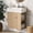Wood, variant on 22" Modern Modern Freestanding Vanity Cabinet, Modern Bathroom Cabinet with Ceramic Basin, Freestanding Vanity with Soft Close Door for Small Bathroom, Wood