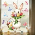 thumbnail image 5 of Gumesh Removable Easter Decorations Window Stickers, Spring Bunny Egg Tree Static Clings for Kids, Home Glass Door Decals, Easter Egg Hunt Party Supplies, 5 of 8