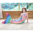 thumbnail image 3 of Mermaid Tail for Swimming with Monofin Mermaid Tail Swimsuit Bathing suit Costume for Girls, 3 of 7