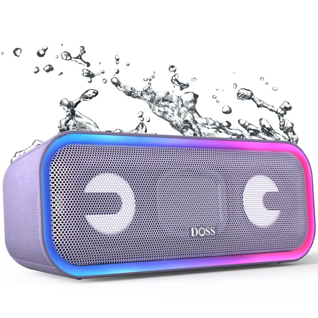 Altavoz Bluetooth DOSS SoundBox Pro+ 24W Stereo Sound Púrpura