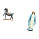 thumbnail image 5 of Figura De Espíritu Equino Elegante, Decoración Fengshui, Estatua De Caballo De Pie Y Virgen María, Escultura Religiosa Para Escritorio, Sala De Estar, Estantería Y Dormitorio., 5 of 8