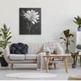 thumbnail image 2 of Stupell Industries Blooming Dahlia Flower Black Background Painting Gallery Wrapped Canvas Print Wall Art, Design by Nina Blue, 2 of 7