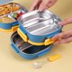 thumbnail image 5 of Mantener caliente apilable cuadrado anti-almuerzo aperitivos ensaladas caja de almacenamiento contenedor de comida portátil para Picnic Oficin 1600ml Macarena Contenedor de almuerzo, 5 of 8