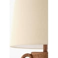thumbnail image 5 of Livabliss Table Lamps, 27" Mubi Traditional Bedside Nightstand Table Lamp for Bedroom Living Room Office, Red Body with White Wheat Shade (27"H x 18"W x 18"D), 5 of 5