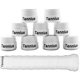 thumbnail image 1 of Tannius Dry Feel Tennis Overgrip (paquete de 9) Cinta de agarre para raqueta de tenis de larga duración Agarre de raqueta súper absorbente y antideslizante (blanco), 1 of 1