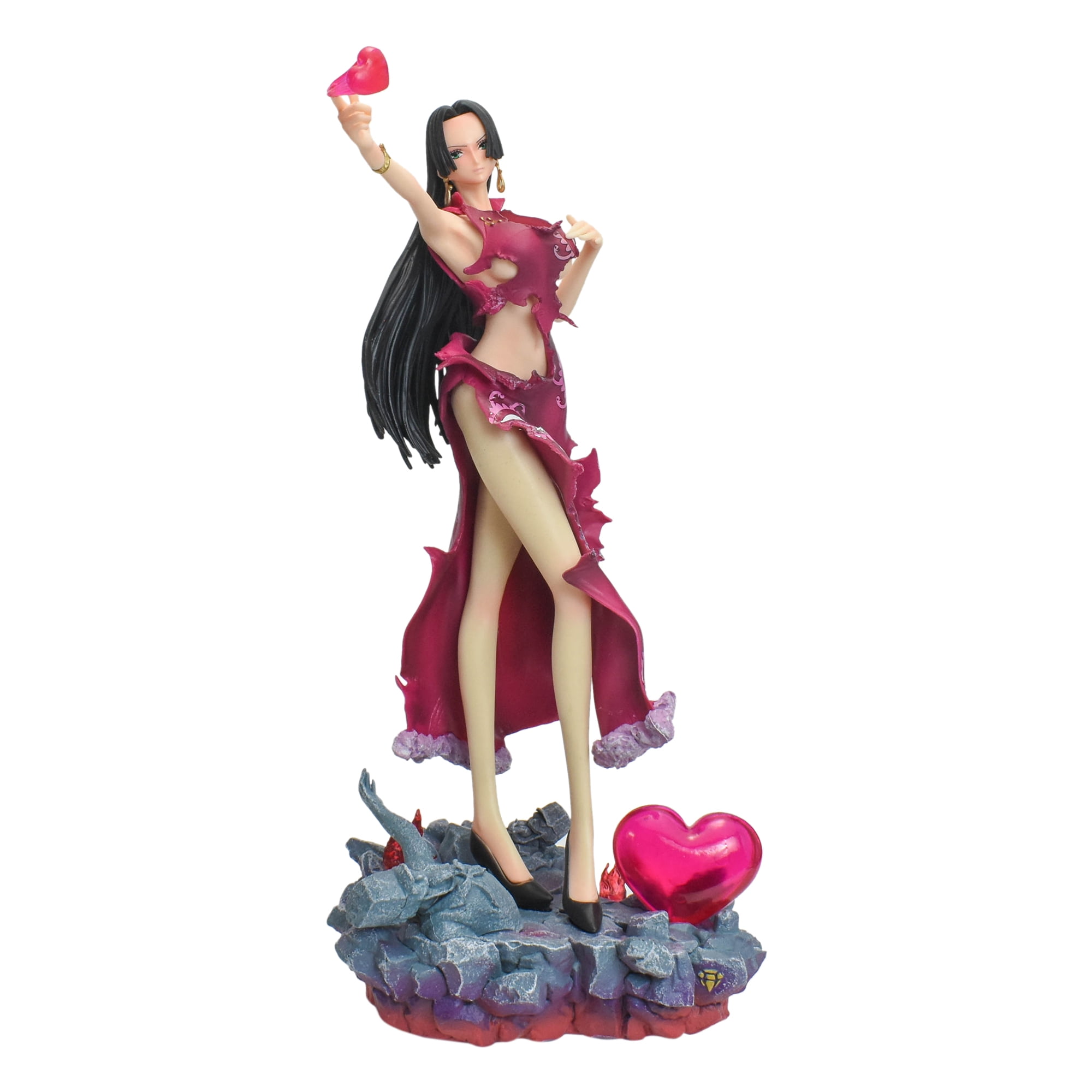 Mimimiao One Piece Boa·Hancock 14cm/5.5inch Cute Girl Q Version Doll Action Figure Anime Character Scene Model/Statue PVC Figures Animation Collectibles/Gifts/Toys Three Colors