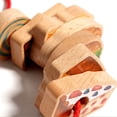 thumbnail image 2 of Wooden Stringing Beads Game, Beech Wood Educational Toy, Color Learning Puzzle, Fine Motor Skills Training, Logical Thinking Activity, Montessori Learning, Bead Threading Toy, 2 of 9