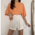 thumbnail image 2 of Pantalones cortos de cintura alta para mujer Pantalón corto suelto Pantalón corto de verano L Jumpingount AP001723-19, 2 of 7