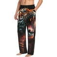 thumbnail image 2 of Daiia Cool Tiger Men's Sleep Pant with Pockets and Drawstring,Pajama Pants-XX-Large, 2 of 9