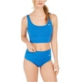 thumbnail image 2 of Nike BATTLE BLUE Essential High-Waist Banded Bikini Swim Bottom, US Large, 2 of 2