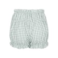 thumbnail image 5 of DHFJKG Women's Summer Shorts Casual 2026 Plaid Sexy Hot Pants Mid Rise Elastic Waist Bubble Shorts Beach Vacation Clothes Trendy Bottoms, 5 of 8