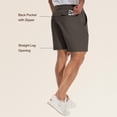 thumbnail image 5 of PULI Men’s Big & Tall Golf Shorts 10" Inseam Stretch Quick Dry Waterproof Lightweight Hiking Casual Shorts, 5 of 7