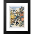 thumbnail image 2 of Will Crawford 11x14 Black Modern Framed Museum Art Print Titled - Running the Gauntlet (1909), 2 of 5