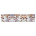 thumbnail image 3 of MYPOP Summer Seashell Starfish Coral Long Table Runner 16x72 incheses, Ocean Sea Beach Rectangle Tablecloth Placemat for Office Kitchen Dining Wedding Party Home Decor, 3 of 6