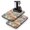 White-524, variant on 2 Pack Washable Rubber Multicolored Flower Leaves Dish Drying Mats for Kitchen Counter Home Large Coffee Bar Pad Accessories and Decor for Utensils Stemware (2pcs 19.5''x12'')
