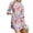 White Seabed Printed, variant on Avidlove Waffle Knit Robe for Women Soft Lightweight Tie Short Bathrobes 3/4 Sleeve Ladies Sleepwear