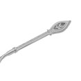 thumbnail image 4 of Cubiertos de estilo tropical y acero inoxidable para cucharas soperas Flor de plata, 4 of 8