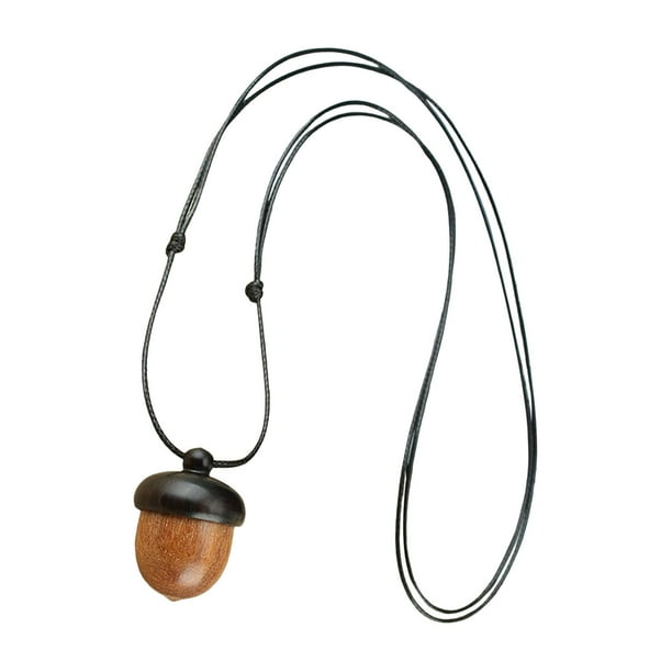 de bellota de Colgante Artesanía Accesorios Único Vintage Cono Bellota Diseño Colgante Gota para mujeres B Salvador Collar con colgante de bellota