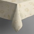 thumbnail image 4 of Beige Celestial Pattern Rectangle Tablecloth 60"x120",Waterproof Polyester Rectangle Table Cloth, Wipeable Spillproof Polyester Tablecloth for Dining, Camping, Indoor and Outdoor, 4 of 6