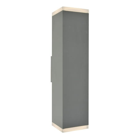 

Wall Sconces 2 Light Fixtures With Silver Tone Finish LED Bulb Type 5 22 Watts