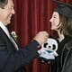 thumbnail image 5 of Decoración del hogar, decoración de habitaciones, decoración de paredes Muñeca de juguete de graduación Muñeca de vestir Muñeca de regalo de graduación Muñeca de panda de graduación, 5 of 6