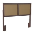 thumbnail image 4 of Hillsdale Furniture Serena Wood and Cane Panel Full/Queen Headboard, Chocolate, 4 of 5