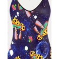 thumbnail image 3 of Top Sin Mangas de Talla Grande con Estampado de Galaxia Rosegal Camisetas sin mangas de talla grande, 3 of 5